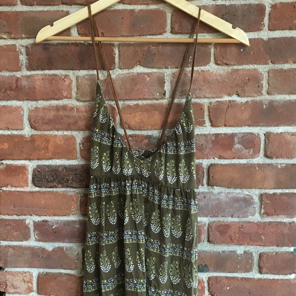 Free People Floral Backless Sundress - Picture 3 of 8